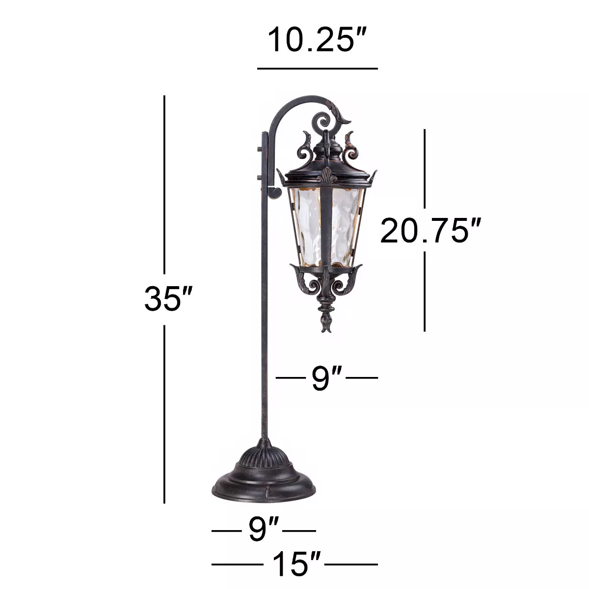 John Timberland Casa Marseille™; Bronze Low Voltage LED Landscape Path Light