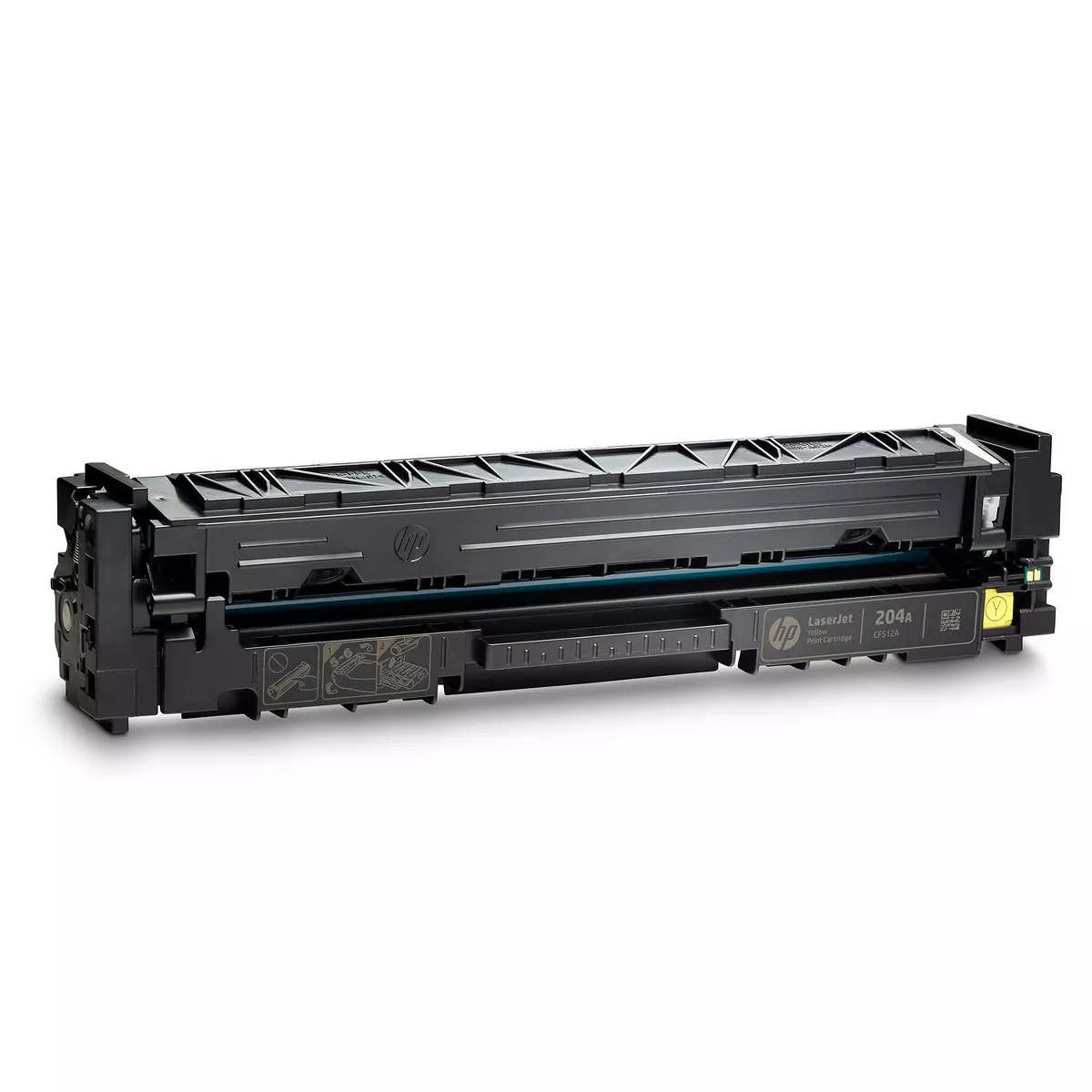 HP 204A LaserJet Toner Cartridge - Yellow (CF512A)