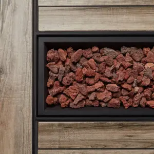 20lb Lava Rocks Red - Real Flame