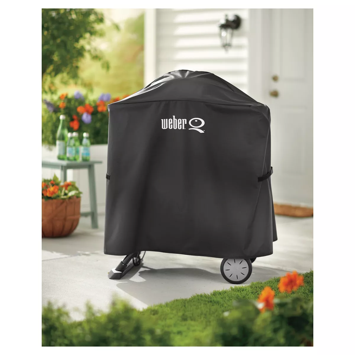 Weber Q100/1000, Q200/Q2000 Premium Grill Cover - Black