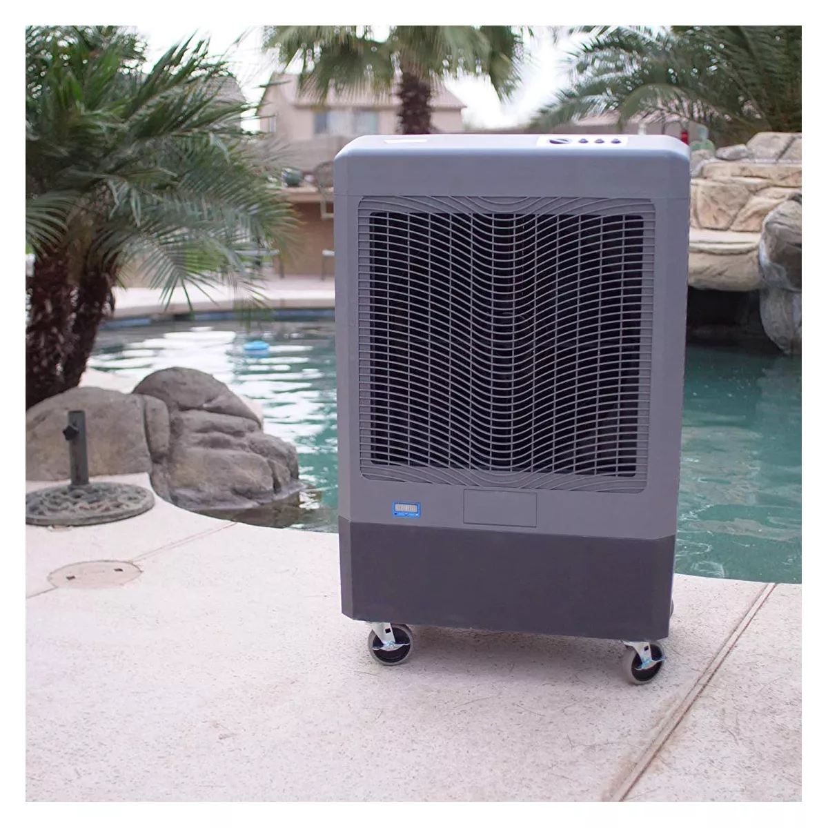 Hessaire MC61M Indoor/Outdoor Portable 1,600 Sq Ft Evaporative Swamp Air Cooler