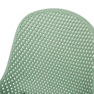 Posey 2pk Resin Modern Dining Chairs - Green - Christopher Knight Home
