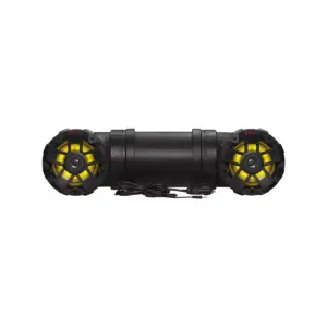 BOSS Audio ATV8BRGB Powersports ATV UTV Marine Plug and Play Bluetooth Boombox Sound System with 450 Watt Class D Amplifier and RGB LED Lights