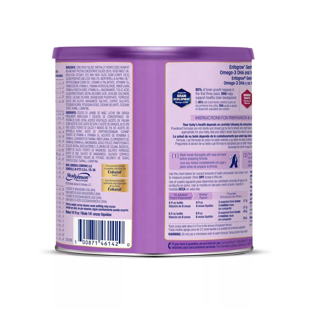 Enfagrow Toddler Transitions Gentlease Powder Formula - 20oz