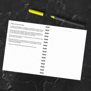 Indiana State Map Lined Journal 7.25