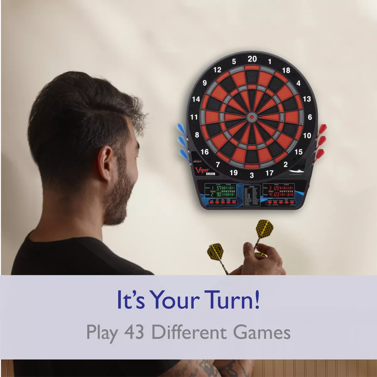 Viper Orion Electronic Dartboard, 15.5