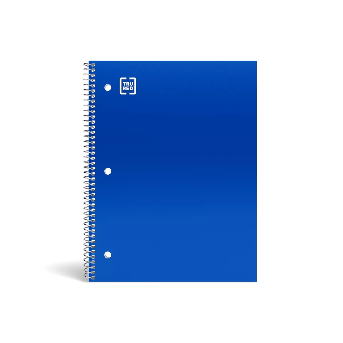 Staples Accel Durable Poly Cover Notebook Wide Ruled Blue 8