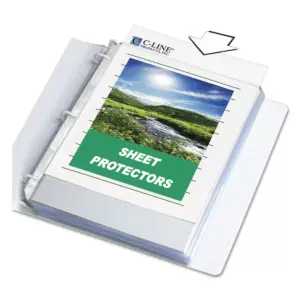 C-Line Sheet Protectors Clear Polypropylene 2