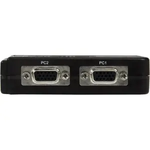 StarTech.com 2 Port USB KVM Kit with Cables and Audio Switching - KVM / audio switch - USB - 2 ports - 1 local user - 2 x 1 - 2 x HD-15 Video/USB