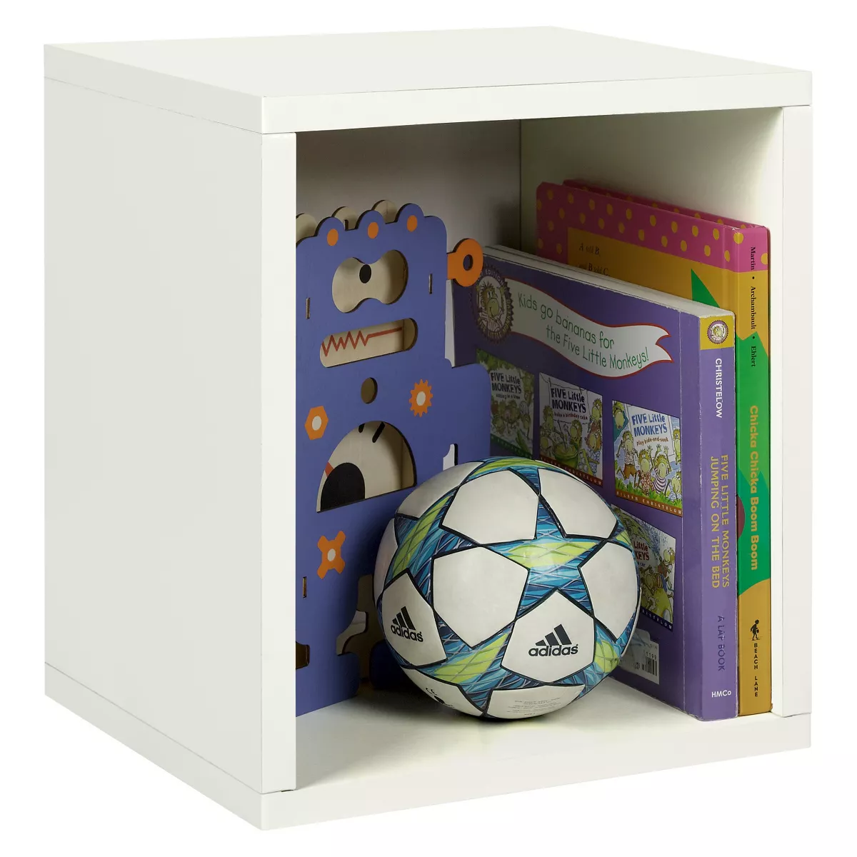 Way Basics Stackable Eco Storage Cube Cubby Organizer White
