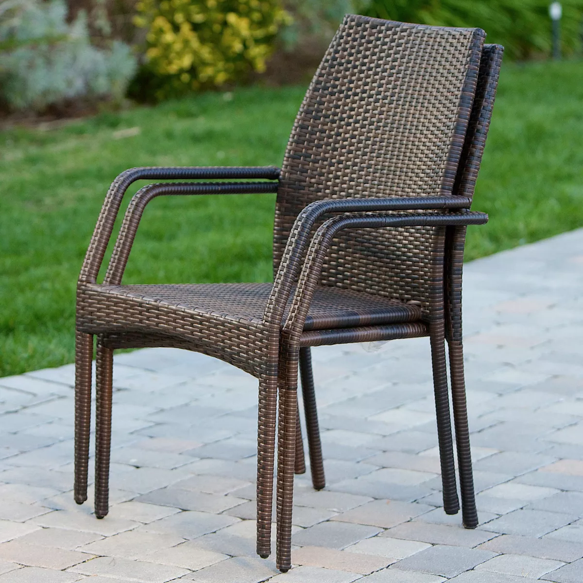 Canoga 7pc Wicker Patio Dining Set - Brown - Christopher Knight Home