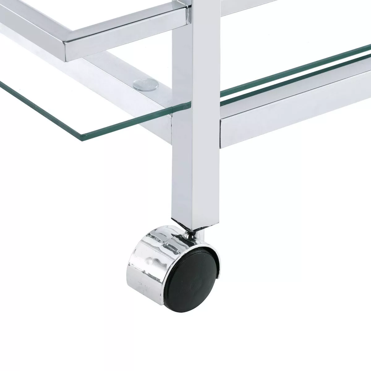 Lucca Bar Cart Chrome - Picket House Furnishings