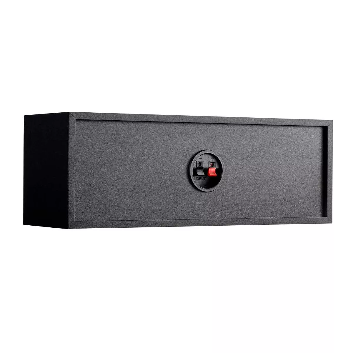 Monoprice MP-C65RT Center Channel Speaker - Black With Dual 4.5 Woofers, Ribbon Tweeter, Compact Design