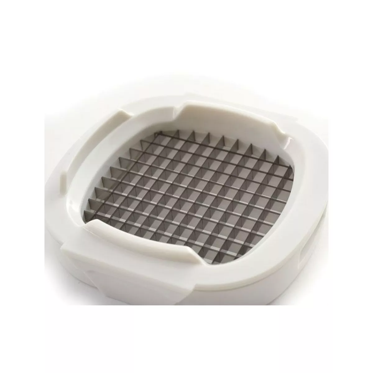 Norpro 838 Compact Big Mouth Food Chopper Slicer Kitchen Gadget with Interchangeable Grids, Cleaning Combs, and Storage Lid, 6 Cup/48 Ounce Capacity