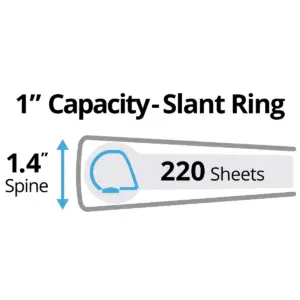 Avery Heavy-Duty View Binder, 1 One Touch 79780