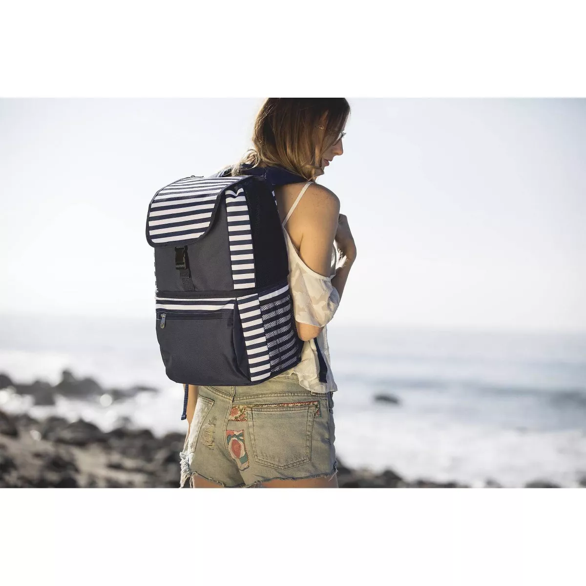 Picnic Time Zuma Backpack 9qt Cooler - Navy