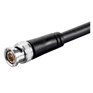 Monoprice HD-SDI RG6 BNC Cable - 10 Feet - Black | For Use In HD-Serial Digital Video Transfer, Mobile Apps, HDTV Upgrades, Broadband Facilities -