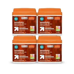 Non-GMO Sensitivity Infant Formula Powder with Iron - 33.2oz/4pk Each - Up&Up™