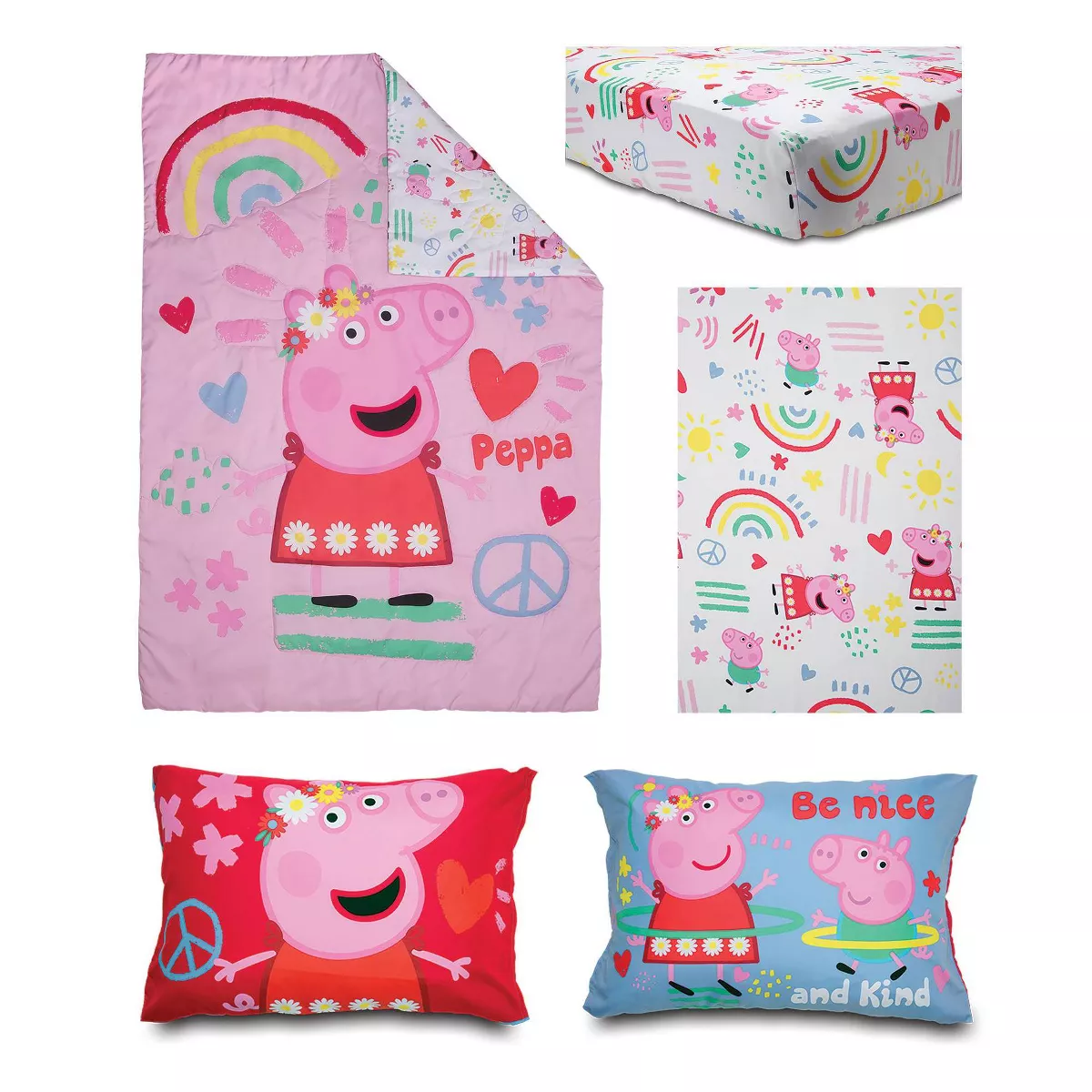 Toddler Peppa Pig Bedding Set