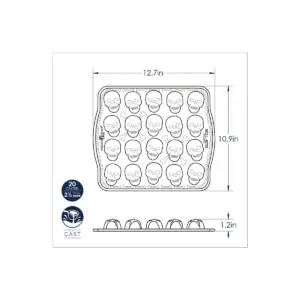Nordic Ware Skull Bites Cakelet Pan