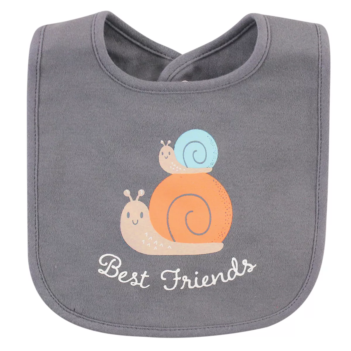 Hudson Baby Infant Boy Cotton Bibs, Best Friends, One Size