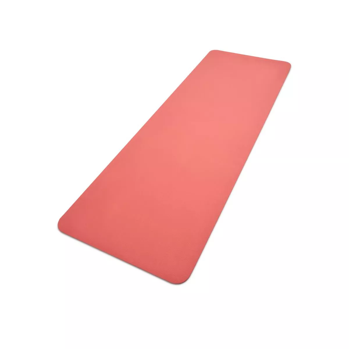 Adidas ADYG-10100PK Universal Exercise Roll Up Slip Resistant Fitness Pilates and Yoga Mat, 8mm Thick, Glow Pink