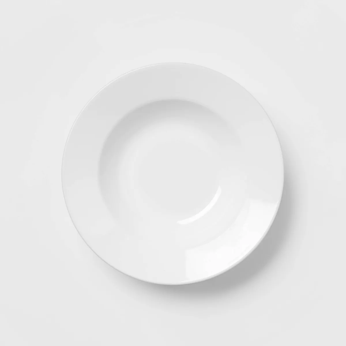 40oz Porcelain Rimmed Serving Bowl White - Threshold™