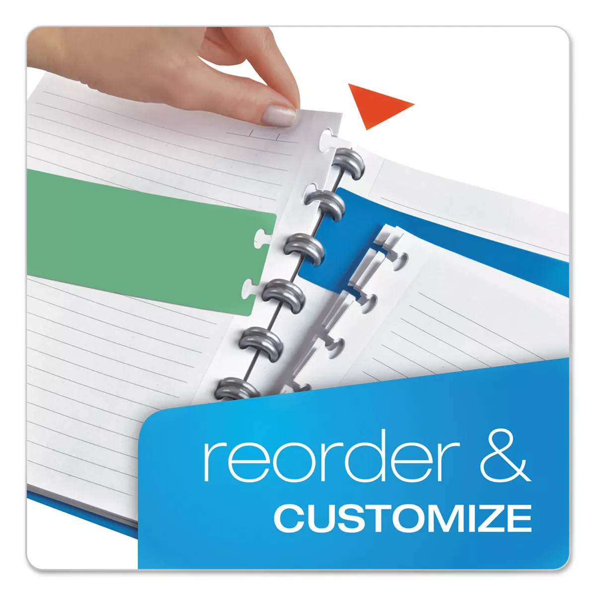 Ampad Versa Crossover Notebook Legal/Wide 24 lb 11 x 8 1/2 Navy 60 Sheets 2/Pack 25634