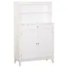 Farmhouse Buffet And Hutch - White - Target Marketing Systems
