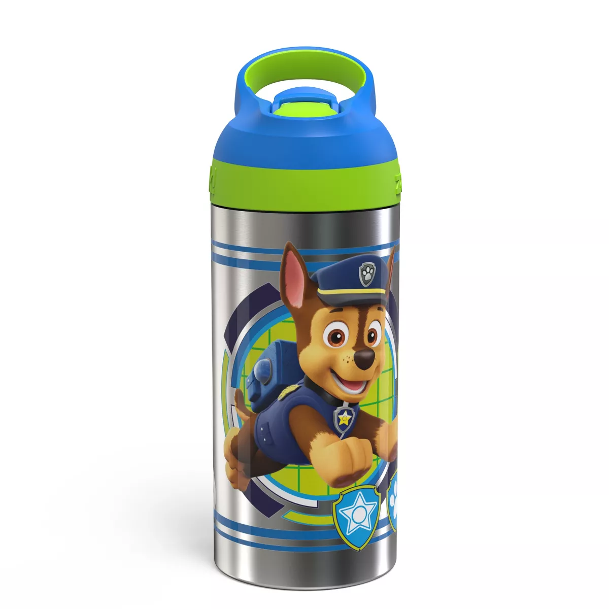 PAW Patrol 19.5oz Stainless Steel Water Bottle Blue/Green - Zak Designs