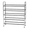 IRIS 5 Tier Supreme Metal Shoe Rack Silver