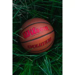 Wilson 28.5'' Evolution Game Basketball – Scarlet