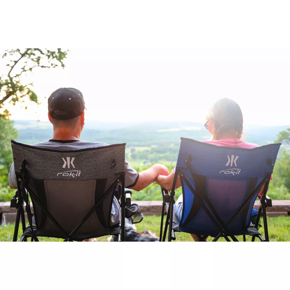 Kijaro Rok-it Camping Chair - Hallett Peak Gray