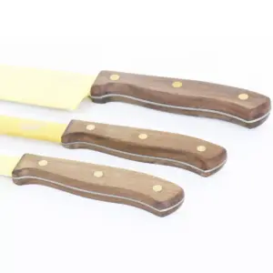 Gibson Home Alaniz 3 Piece Titanium-Plated Cutlery Set in Gold