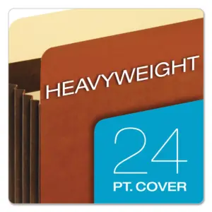 Pendaflex Heavy-Duty File Pockets Straight Cut 1 Pocket Legal Redrope C1536GHD