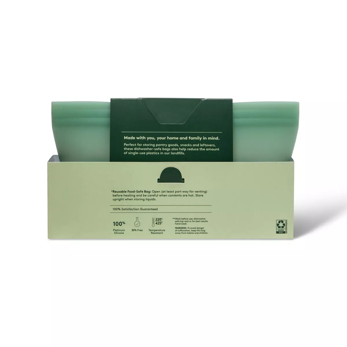 Reusable Silicone Quart Bag - Everspring™
