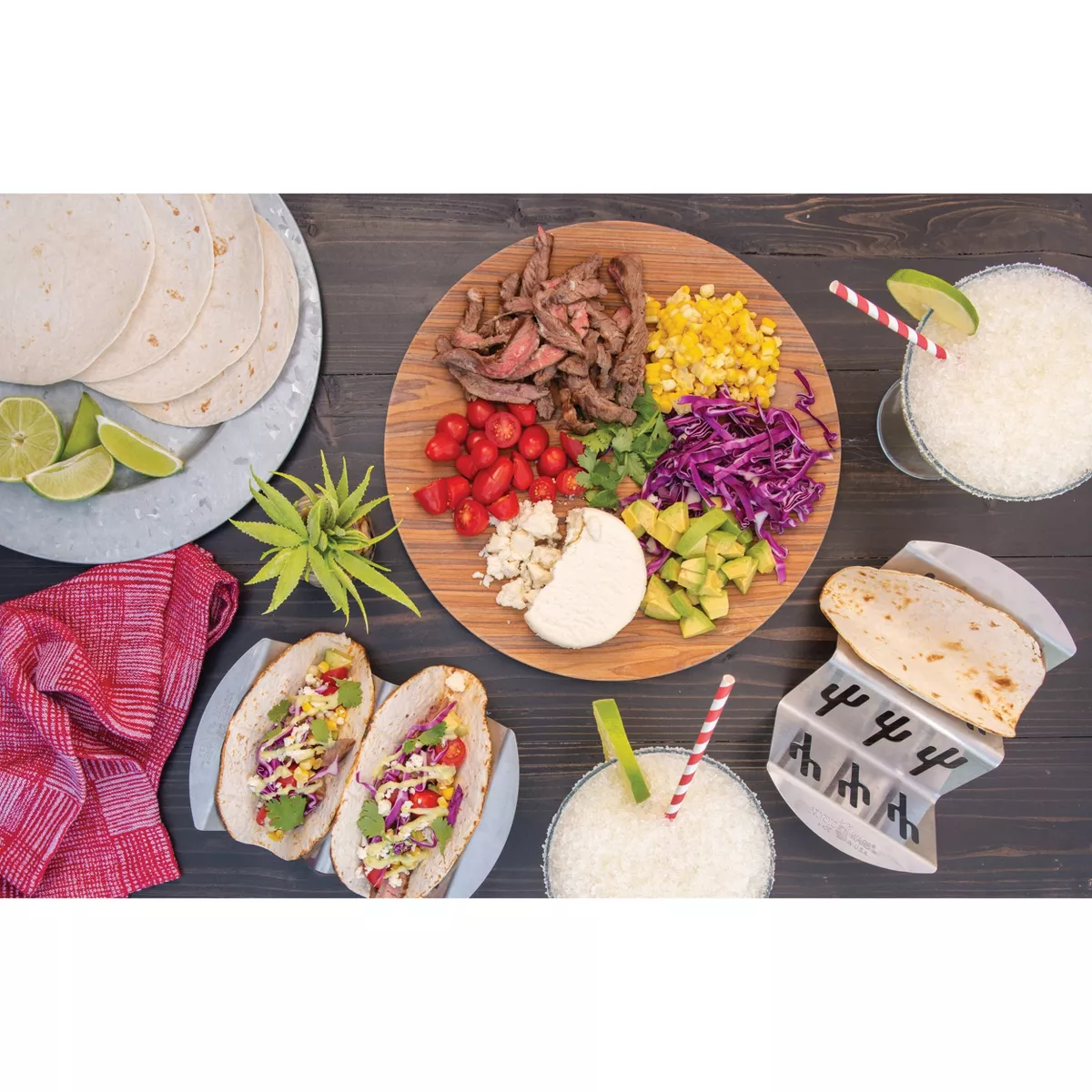 Stainless Steel Taco Grill Rack Silver - Nordicware