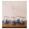 VivaTerra Riviera Recycled Stemless Wine Glass, Set of 4