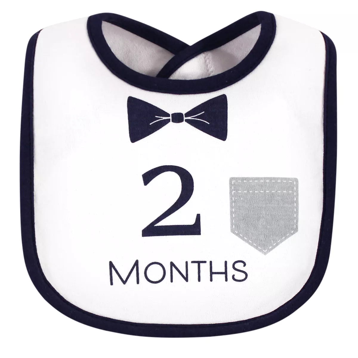 Hudson Baby Infant Boy Cotton Bibs 12pk, Brand New, One Size