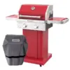 KitchenAid 720-0891CACO 2 Burner Stainless Steel Gas Grill with Grill Cover - Red