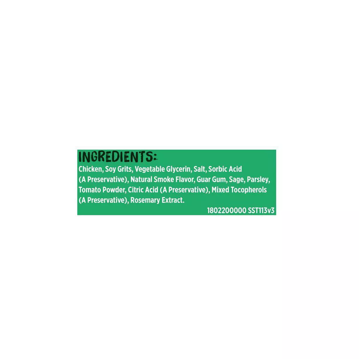 Rachael Ray Nutrish Sausage Bites Jerky Dog Treats Oven- Browned Chicken Recipe 12oz