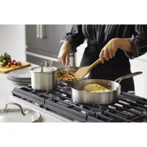 KitchenAid 3-Ply Base Stainless Steel 11pc Cookware Set