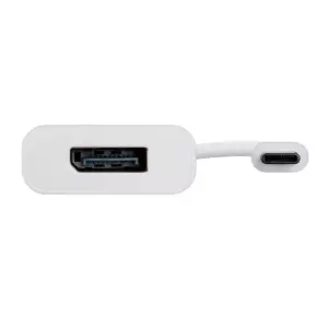 Monoprice USB-C to DisplayPort Adapter - White, Supports Resolution 4K @60hz, Portable, Plug & Play - Select Series