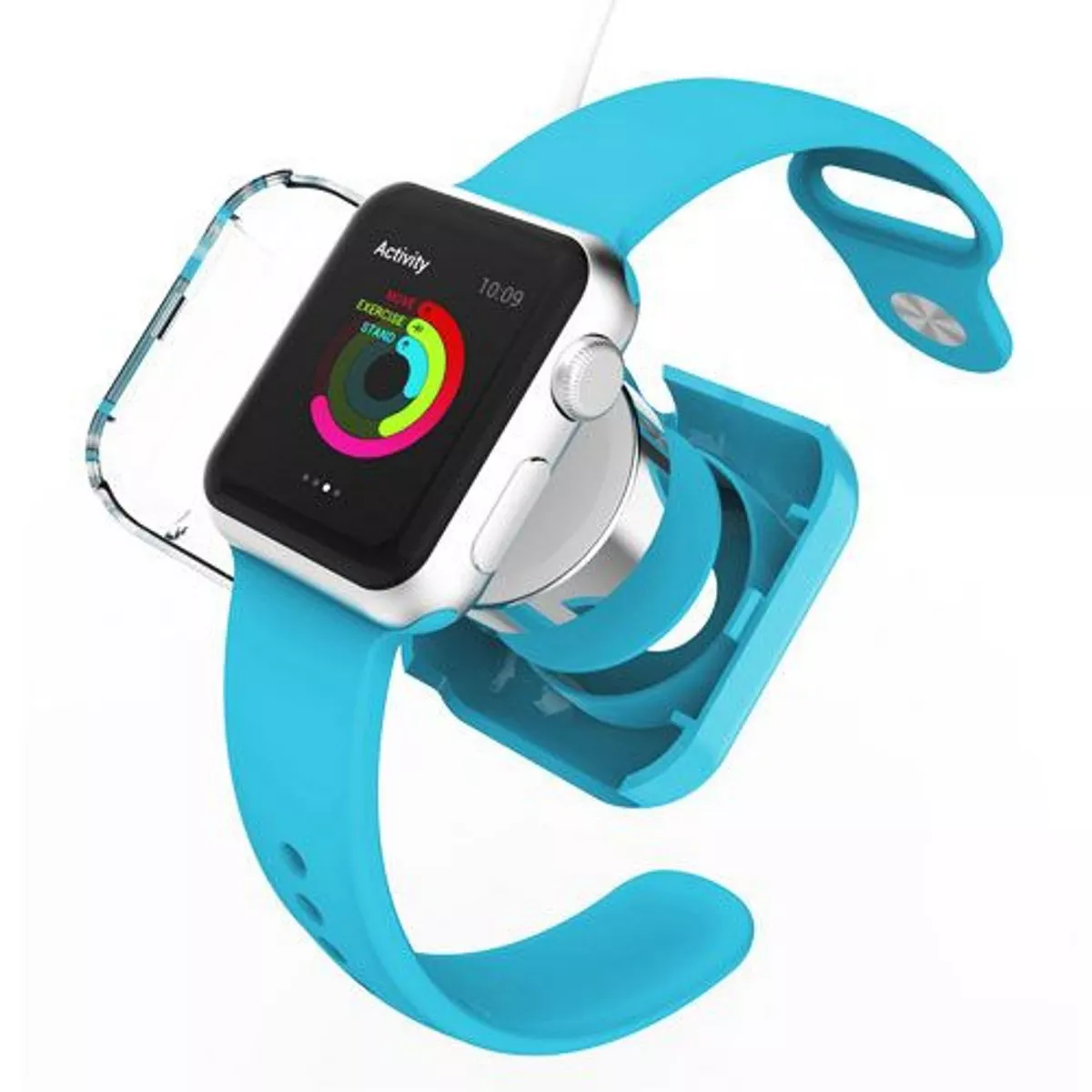 MYBAT Charging Holder Compatible With Apple Watch, Watch Edition/ Sport (42mm), Royal Blue