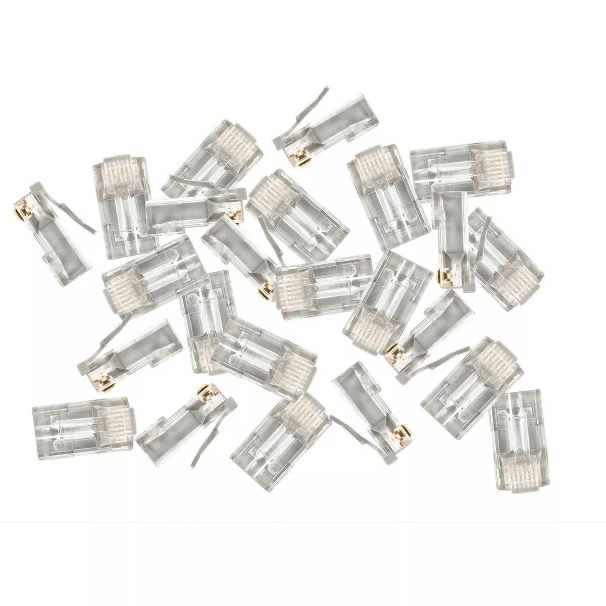 Monoprice 8P8C RJ45 Plug with EZ Passthrough for Cat6 Ethernet Cable 100pcs/pack8P8C RJ45 Plug with EZ Passthrough for Cat6 Ethernet Cable 100pcs/pack