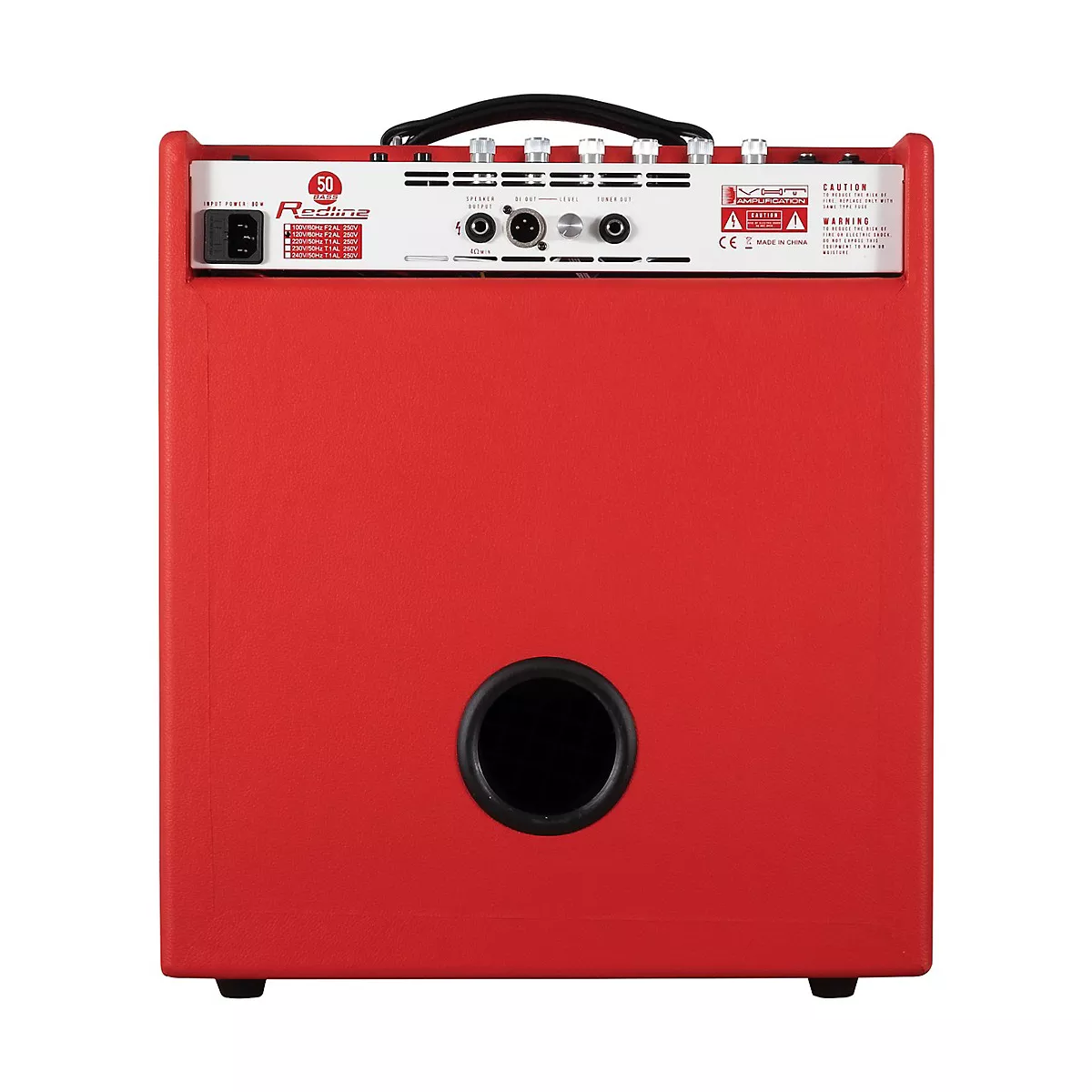 VHT RedLine 50B 50W 1x12 Bass Combo Amplifier Red