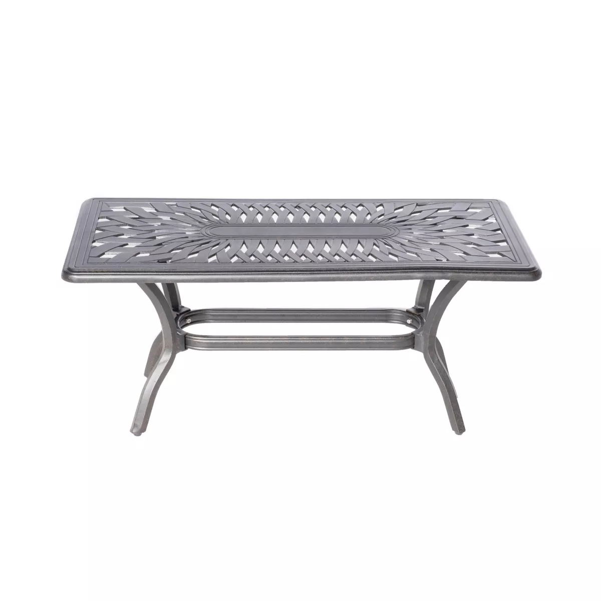 4pc Newbury Cast Aluminum Deep Seating Set with Coffee Table - Alfresco Home
