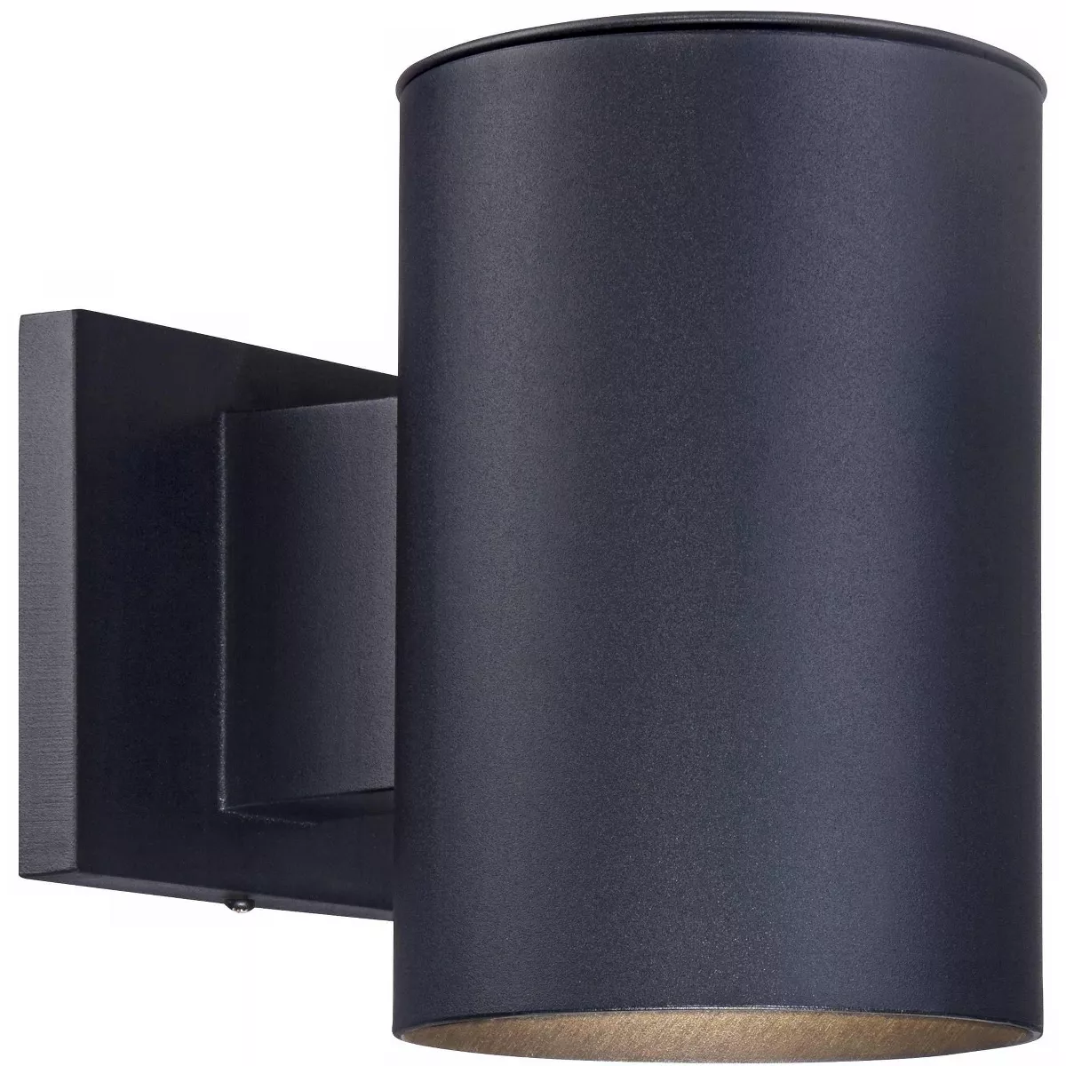 Possini Euro Design Modern Outdoor Wall Light Fixture LED Black 7 1/2