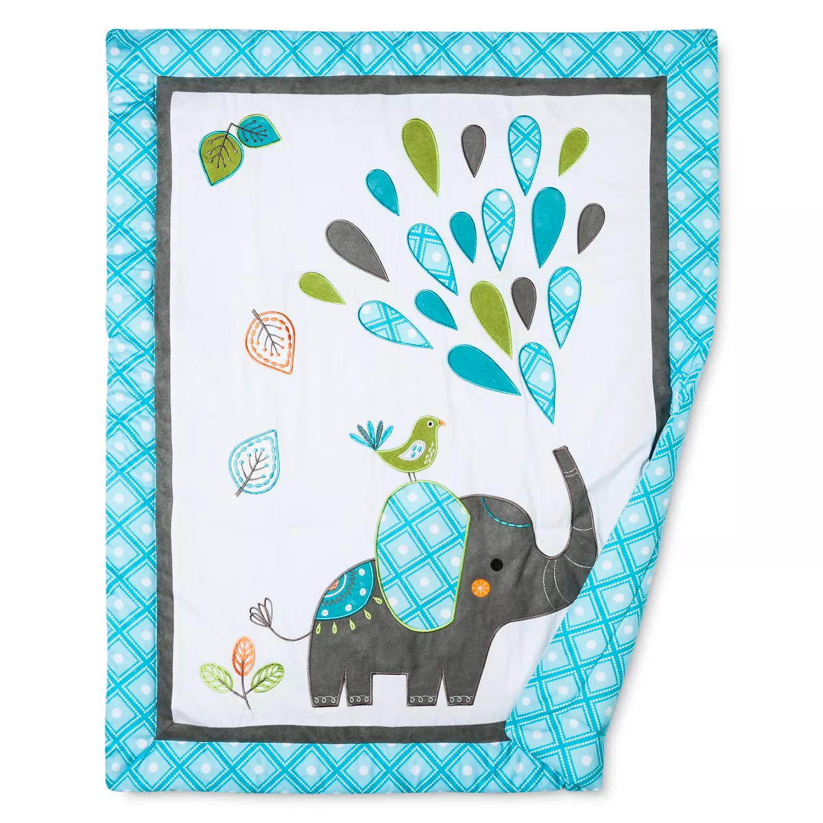 Sweet Jojo Designs Crib Bedding Set - Mod Elephant - 11pc