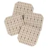 Iveta Abolina Peace Hands Tan Set of 4 Coasters - Deny Designs